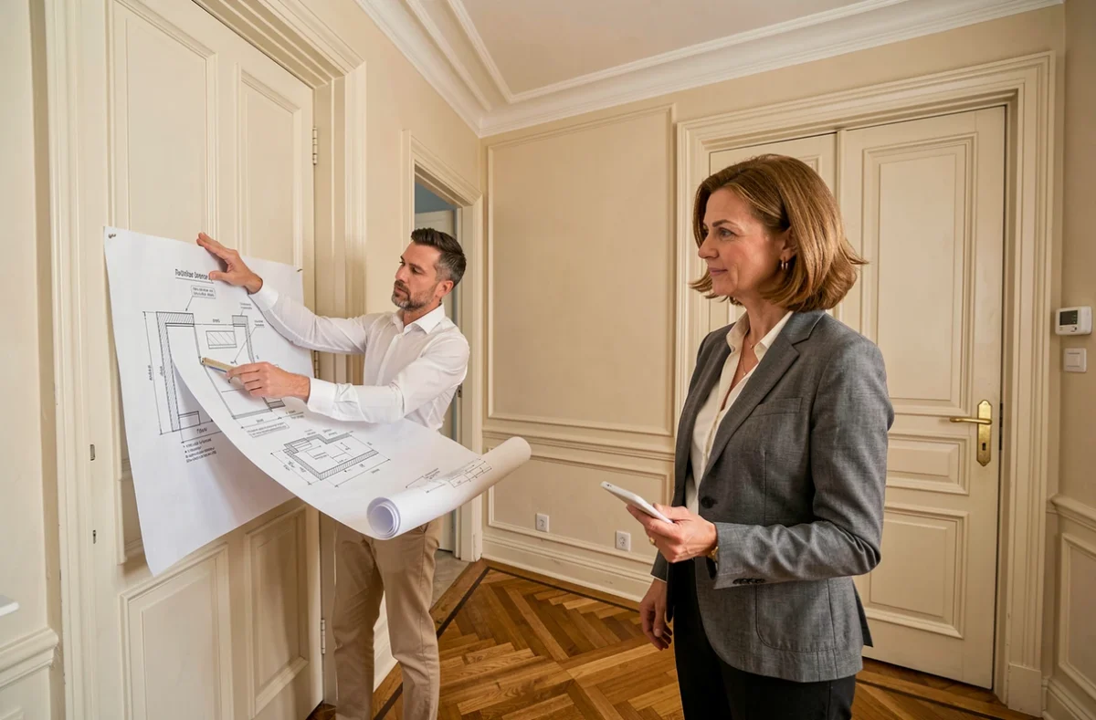 Serrurier Bat Pro Renovation conseillant un client sur un projet de rénovation et sécurisation à Neuilly-sur-Seine