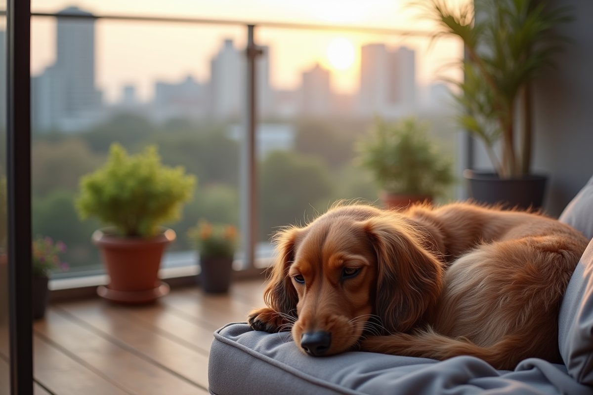 chien appartement