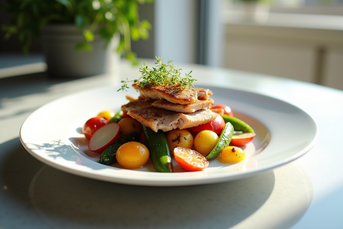 canard légumes